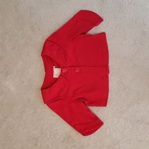 Red Tulle Los Angeles Crop Jacket - XS